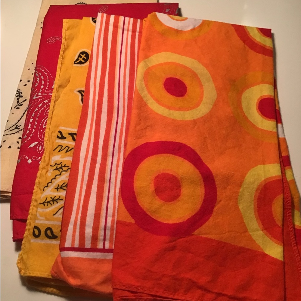 Bandanas sunshine colors